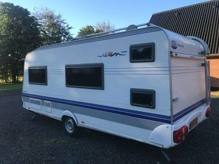 HOBBY DeLuxe Easy 570 cm køjevogn Campingvogn caravan te koop bij opbod - Photo 3