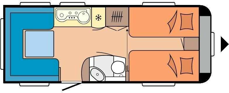 HOBBY Excellent 540 UL Modell caravan - Photo 2