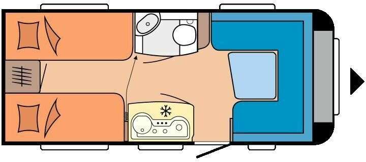 Nieuw HOBBY De Luxe 460 LU Modell 2021 caravan